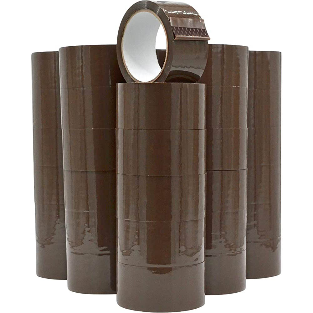 סרט הדבקה BOPP 48mm/66m חום – משטח